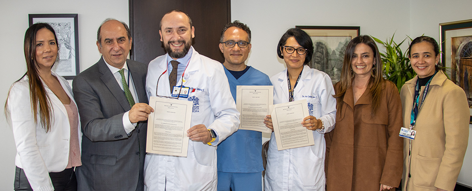 Entrega del Registro calificado al programa de Especialización en Psiquiatría Geriátrica Pontificia Universidad Javeriana